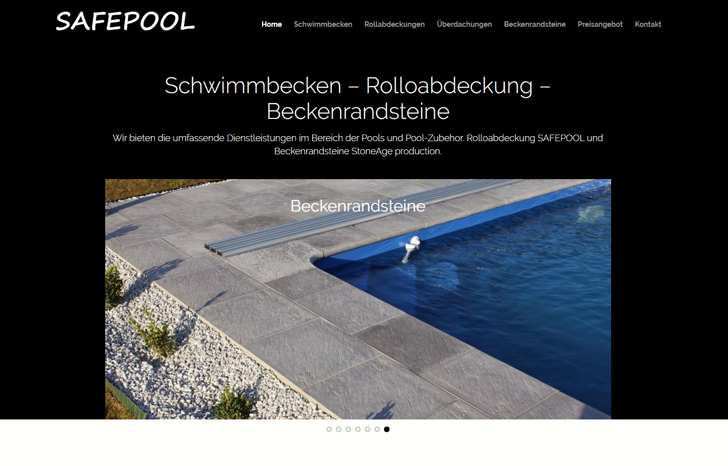 New website safepool.de